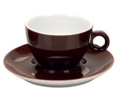 Εικόνα της Πορσελάνινη Κούπα Διπλού Cappuccino 31.5cl σε Καφέ Χρώμα