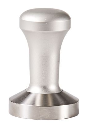 Picture of Espresso tamper 58mm silver handle flat base