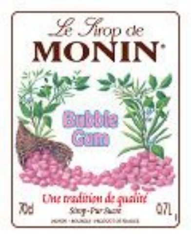 Monin BUBBLE GUM - Σιρόπι Τσιχλόφουσκα