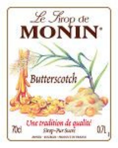Monin BUTTERSCOTCH - Σιρόπι Καραμέλα Βουτύρου