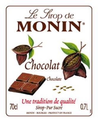 Εικόνα της Monin CHOCOLATE - Σιρόπι Σοκολάτα