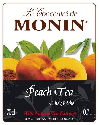 Εικόνα της Monin PEACH TEA - Σιρόπι Τσάι Ροδάκινο