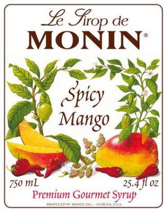 Picture of Monin SPICY MANGO - Σιρόπι Πικάντικο Μάνγκο