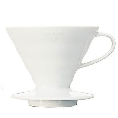 Εικόνα της V60 Coffee Dripper 02 Λευκό Κεραμικό