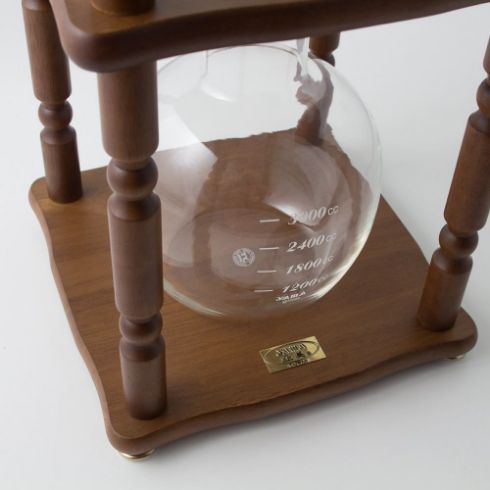 Yama Glass 25 Κούπες - Πύργος Κρύας Απόσταξης - Καφέ Ξύλινο Πλαίσιο