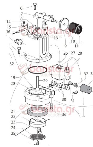 Picture of Gaggia Classic  Tea/brass Solenoid Valve 230v 50hz  (εικ. νο.27)