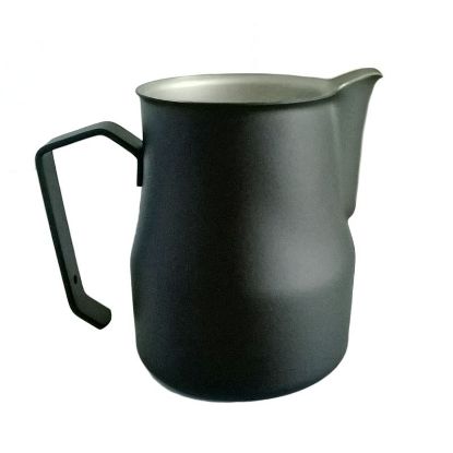 Picture of Motta 75cl Milk Jug Black Stainless Steel