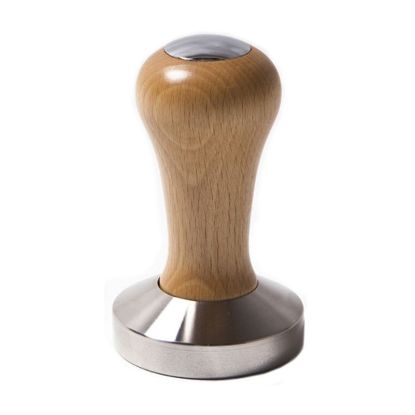 Picture of Tamper 58mm with wooden handle and convex base