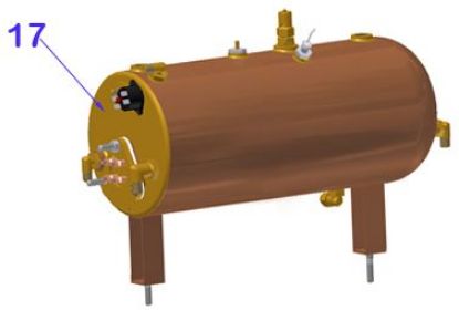 Picture of Vibiemme Replica 2 Group 2 Boiler Pid Boilers Complete Steam Boiler 2gr.vers.2012 (item 17)