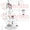 Gaggia New Baby Spare Parts Seal Container Grey (see Image Item 41)