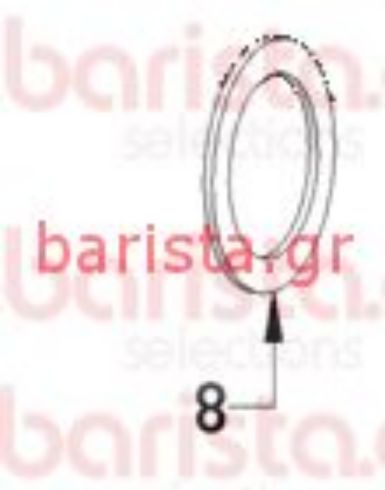 Vibiemme Lollo Grouphead - Gasket 170 (item 8)