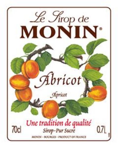 Monin APRICOT - Σιρόπι Βερύκοκο