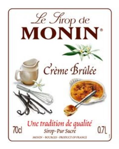 Monin CREME BRULEE - Σιρόπι 