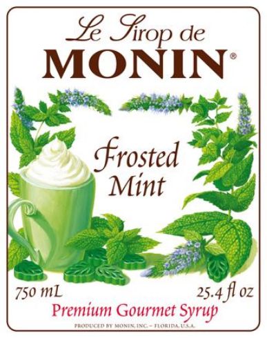 Monin FROSTED MINT - Σιρόπι Παγωμένη Μέντα