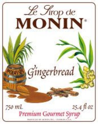 Monin GINGER BREAD - Σιρόπι 