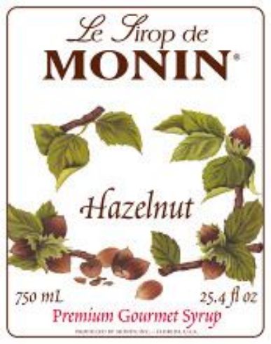 Monin HAZELNUT - Σιρόπι Φουντούκι