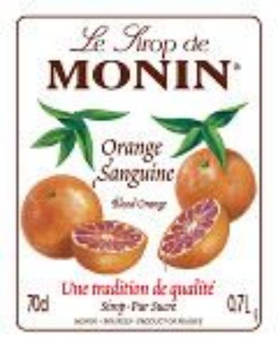 Monin ORANGE BLOOD - Σιρόπι Σανγκουίνι