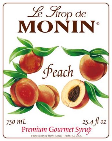 Monin PEACH - Σιρόπι Ροδάκινο