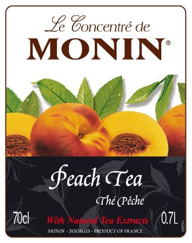 Monin PEACH TEA - Σιρόπι Τσάι Ροδάκινο