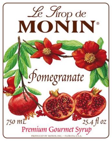 Monin POMEGRANATE - Σιρόπι Ρόδι