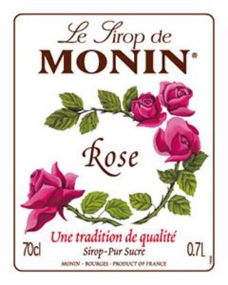 Εικόνα της Monin ROSE - Σιρόπι Τριαντάφυλλο