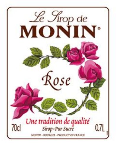 Monin ROSE - Σιρόπι Τριαντάφυλλο