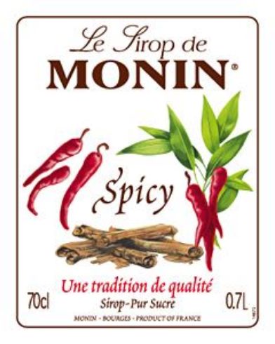 Monin SPICY - Σιρόπι Πικάντικη Γεύση