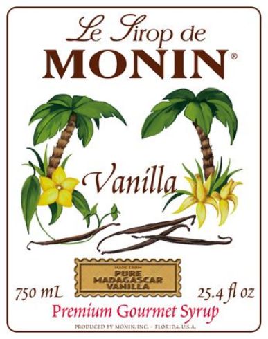 Monin VANILLA - Σιρόπι Βανίλια