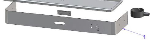 Vibiemme Replica 2 Group 2 Boiler Pid Bodywork Lower Panel For Replica Electr. Pid - 2 Gr.