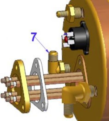 Εικόνα της Vibiemme Replica 2 Group 2 Boiler Pid Boilers Elbow Fitting 1/4 (item 7)