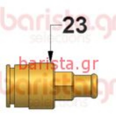 Picture of Vibiemme Lollo Charging Tap - Expansion Valve Fitting+Adjusting Screw (item 23)
