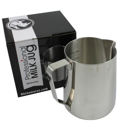 Picture of Rhino Barista Etched Milk Jug 32oz/1L