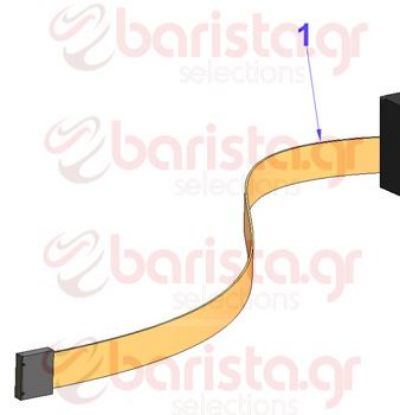 Picture of Vibiemme Domobar Super Electronic - Flat Wire For Push Button Panel - 1 LED L.800