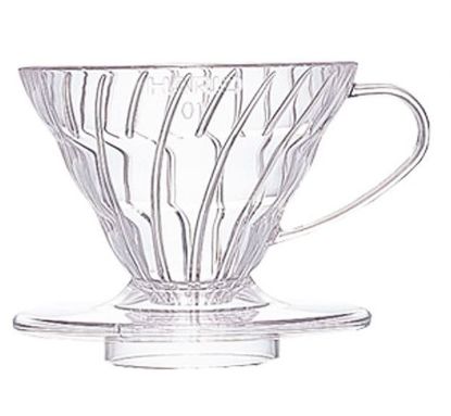 Picture of V60 Coffee Dripper 01 Clear Plastic