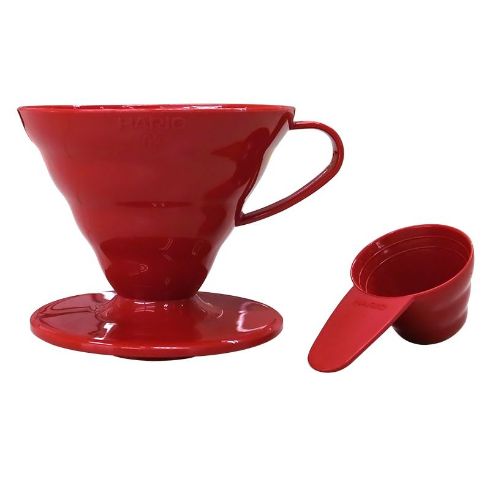 V60 Coffee Dripper 02 Κόκκινο Πλαστικό