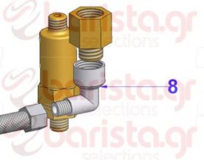 Εικόνα της Vibiemme Domobar Super Motor Pump Elbow + Reduction