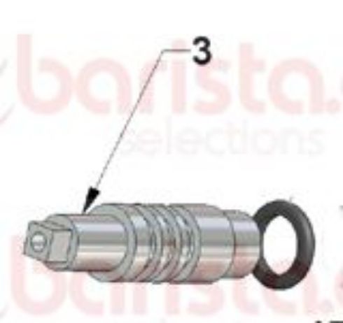 Picture of Vibiemme Domobar Super Taps - Junior Inox Rod Tap