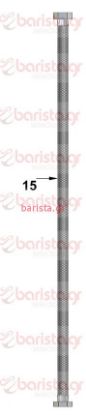 Εικόνα της Vibiemme Lollo Filterholder - Short Inox Flexible Tube  L.1000