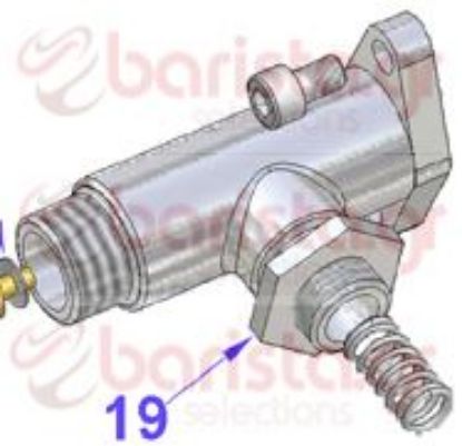 Εικόνα της Vibiemme Replica 2 Group 2 Boiler Pid Steam Tap 3/8 Chromed Nut