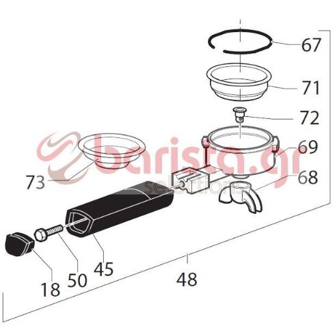 Picture of Gaggia Classic 2-way Spout Chrome