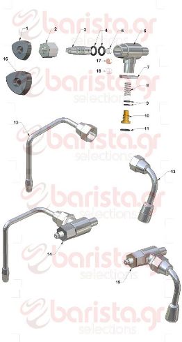 Picture of Vibiemme Domobar Super Taps - Chromed Standard Fitting