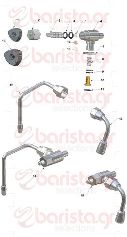 Vibiemme Domobar Super Taps - Junior Inox Rod Tap