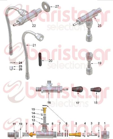 Vibiemme Lollo Taps - Insert For Steam Tap Fixing Nut