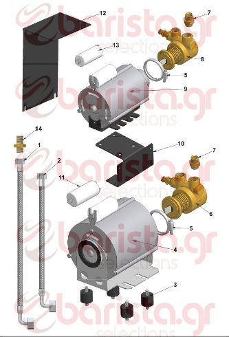 Vibiemme Lollo Motor pump - Electric Motor 220V For Lollo 3 GR