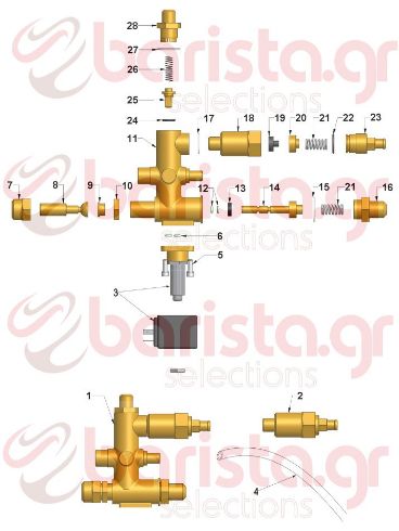 Vibiemme Lollo Charging Tap - Rear Nut 3/8 Evo/Revol (item 10)