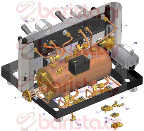 Vibiemme Lollo Boiler - Drain Water Fitting (item 5)