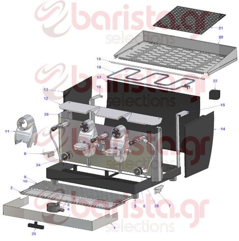 Vibiemme Lollo 2Gr Bodywork - Tray (item 2)