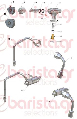 Picture of Vibiemme Domobar Junior Taps  - Inox Rod Tap