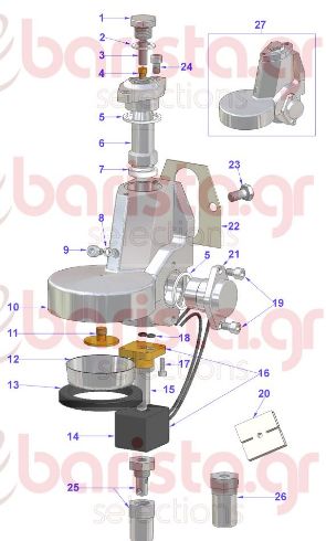 Picture of Vibiemme Replica 2 Group 2 Boiler Pid Grouphead Automatic Group Body