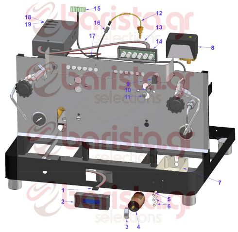 Vibiemme Replica 2 Group 2 Boiler Pid Electronics 4 Steps Commutator (0-1-2-3)